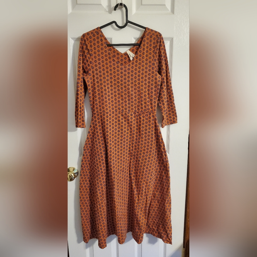 Pact Women's Fit And Flare Dress Size Medium